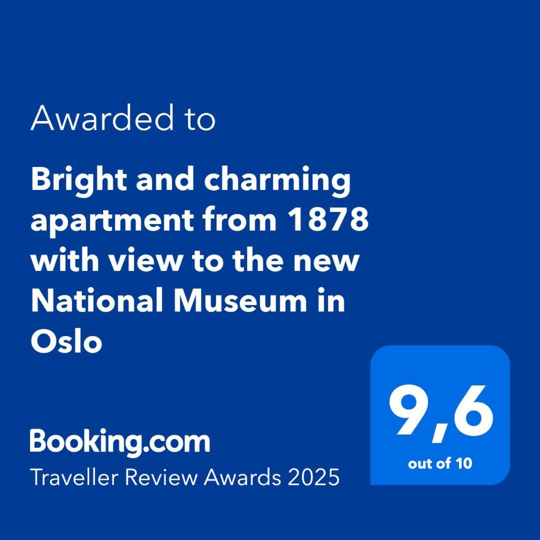 Bright And Charming Apartment From 1878 With View To The New National Museum In Όσλο Εξωτερικό φωτογραφία